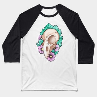 Bird Skull Redux Baseball T-Shirt